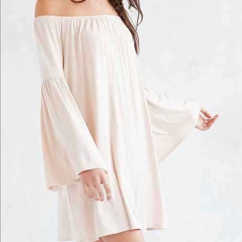 Off the shoulder swing dress
